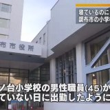 寝ているのに「出勤」　東京・調布の小学校職員