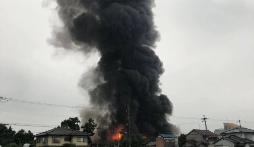 動画 火事 奈良大和高田市池田付近のプラスチック工場 阪口工業で火災が今日発生 場所はどこ?Twitter画像7月14日