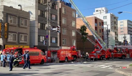 動画 らーめん信玄すすきの付近で火事(北海道札幌市中央区南６条西８丁目)原因は何故?詳しい場所はどこ?Twitter画像9月28日