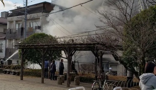 長野県飯田市中央通り１丁目で火事が発生 速報画像2019年12月19日