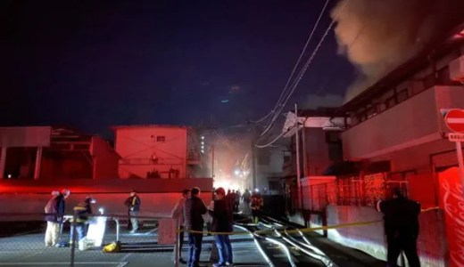 大分県別府市富士見町で火事 速報動画・画像2020年1月13日