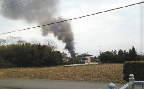 茨城県稲敷郡河内町源清田付近で火事 原因は?速報動画・画像2020年1月24日