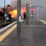 筑前深江駅 火事 福岡県糸島市二丈深江 2020年1月17日