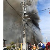 静岡県富士市中之郷 火事 2020年2月12日