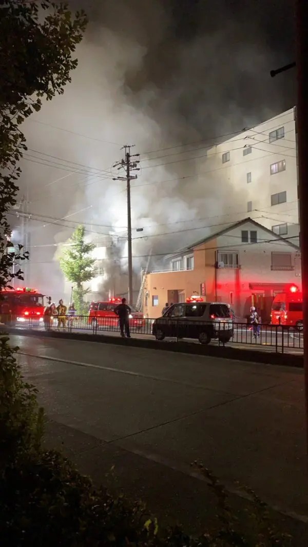 愛知県 名古屋市 港区港陽 火事