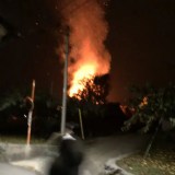 山梨県　笛吹市　一宮町　火事