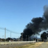 新潟県　長岡市　中ノ島　火事